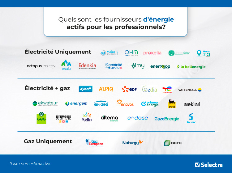 fournisseur d'énergie pro